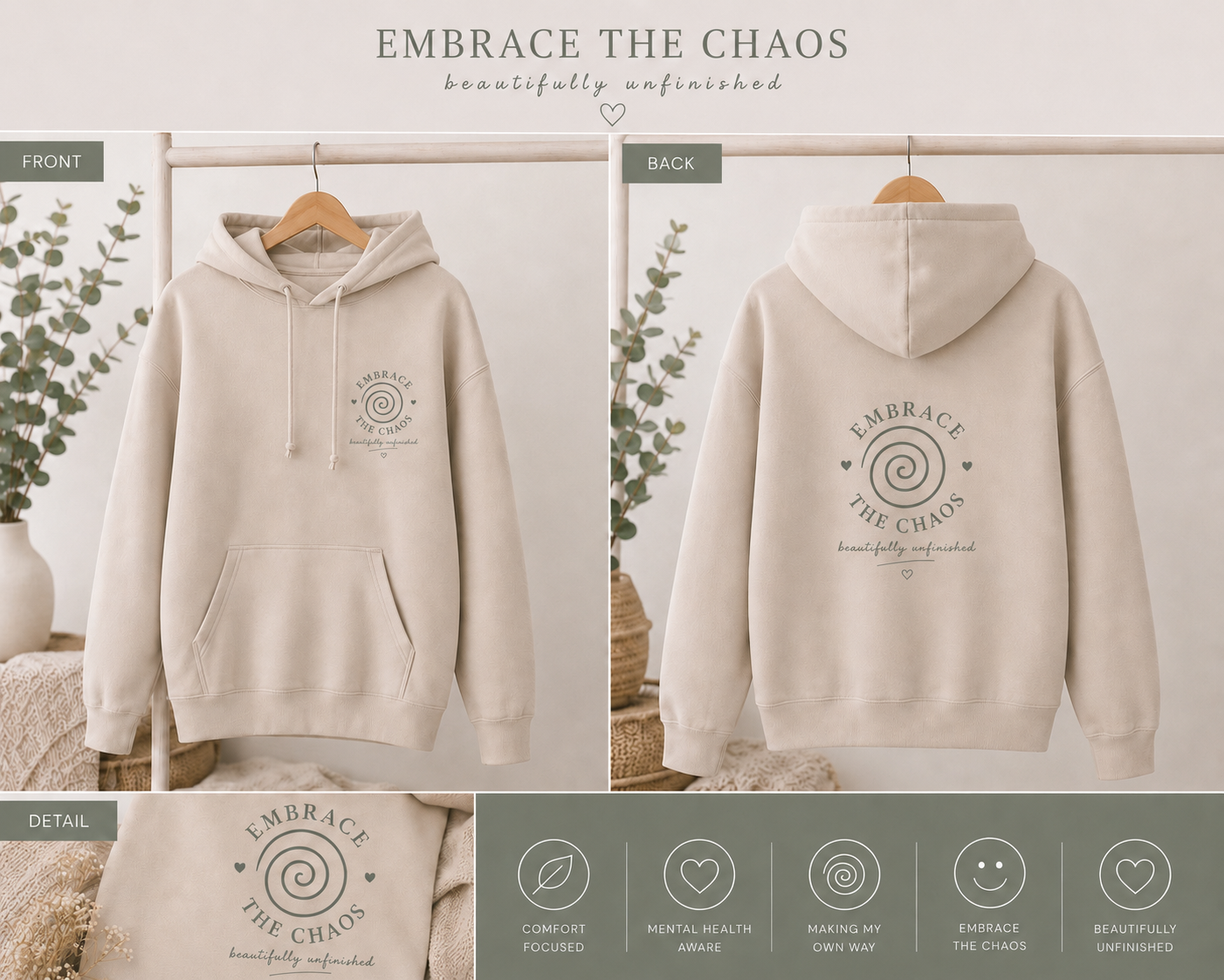 EMBRACE THE CHAOS | Oversized Heavyweight Collection