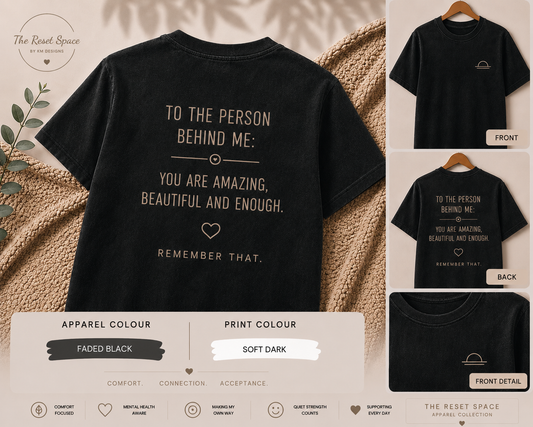Dear Person Behind Me – Oversized Mental Health support