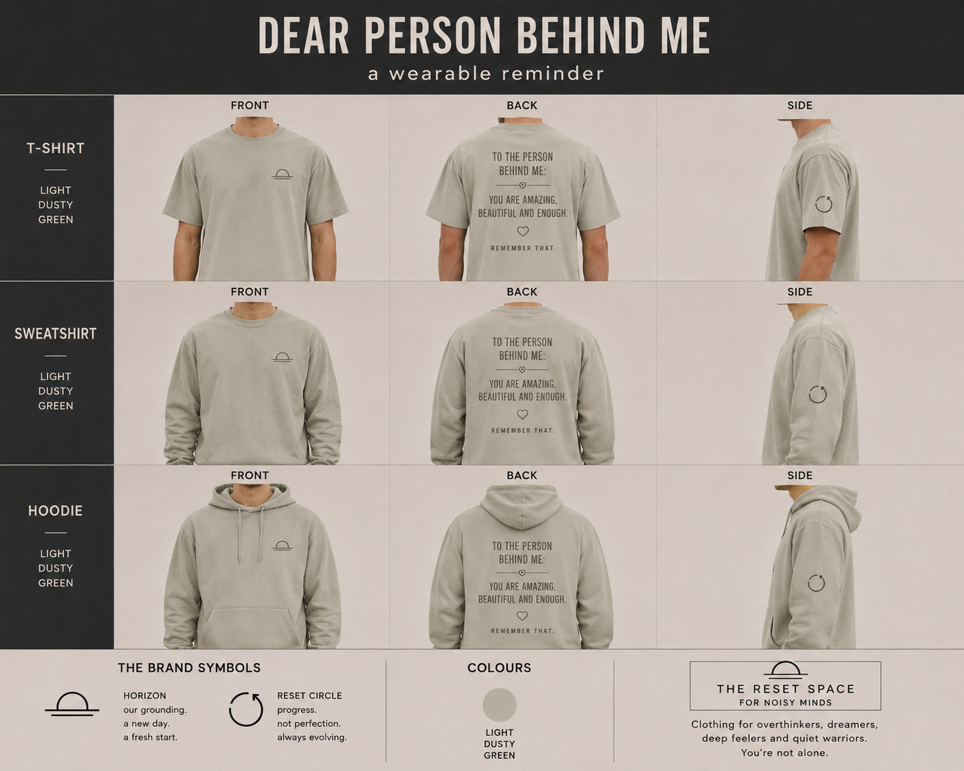 Dear Person Behind Me – Oversized Mental Health support