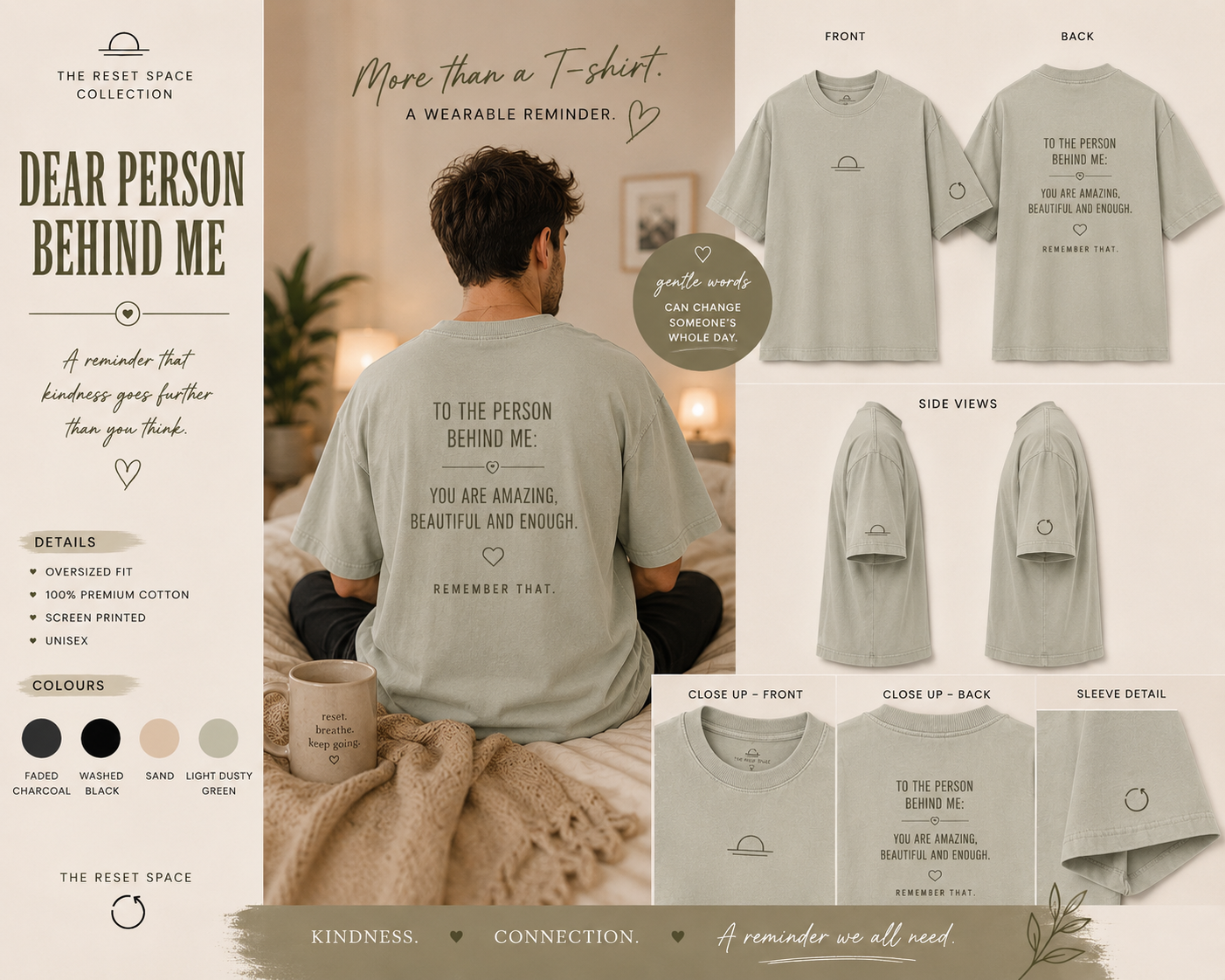 Dear Person Behind Me – Oversized Mental Health support