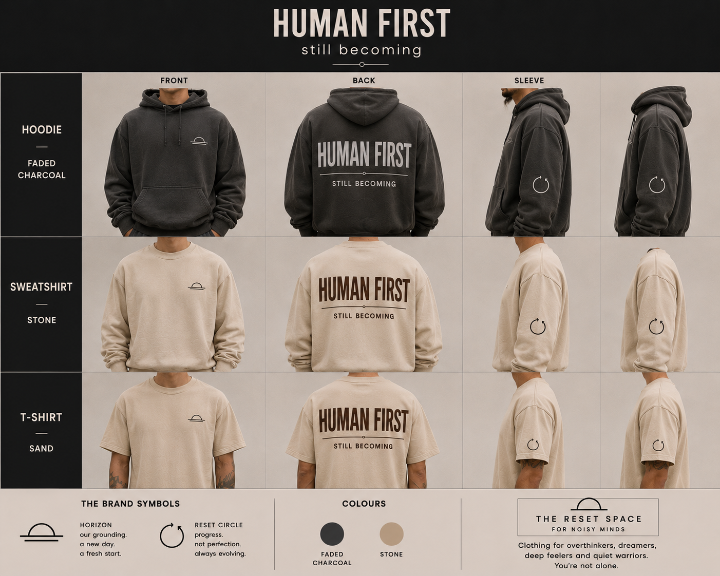 HUMAN FIRST | Oversized Heavyweight Collection