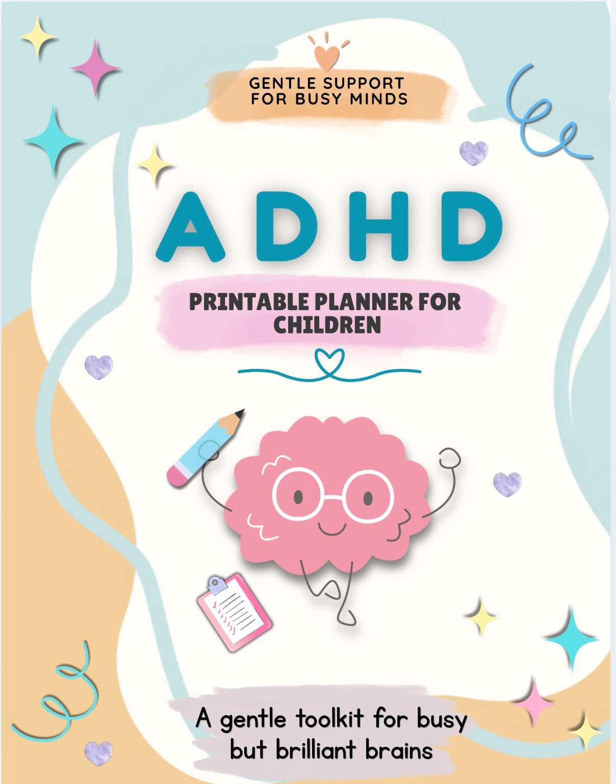 ADHD Planner for Kids | Neurodivergent Child Routine & Feelings Toolkit | Printable Weekly / Monthly Planner PDF | Child Friendly