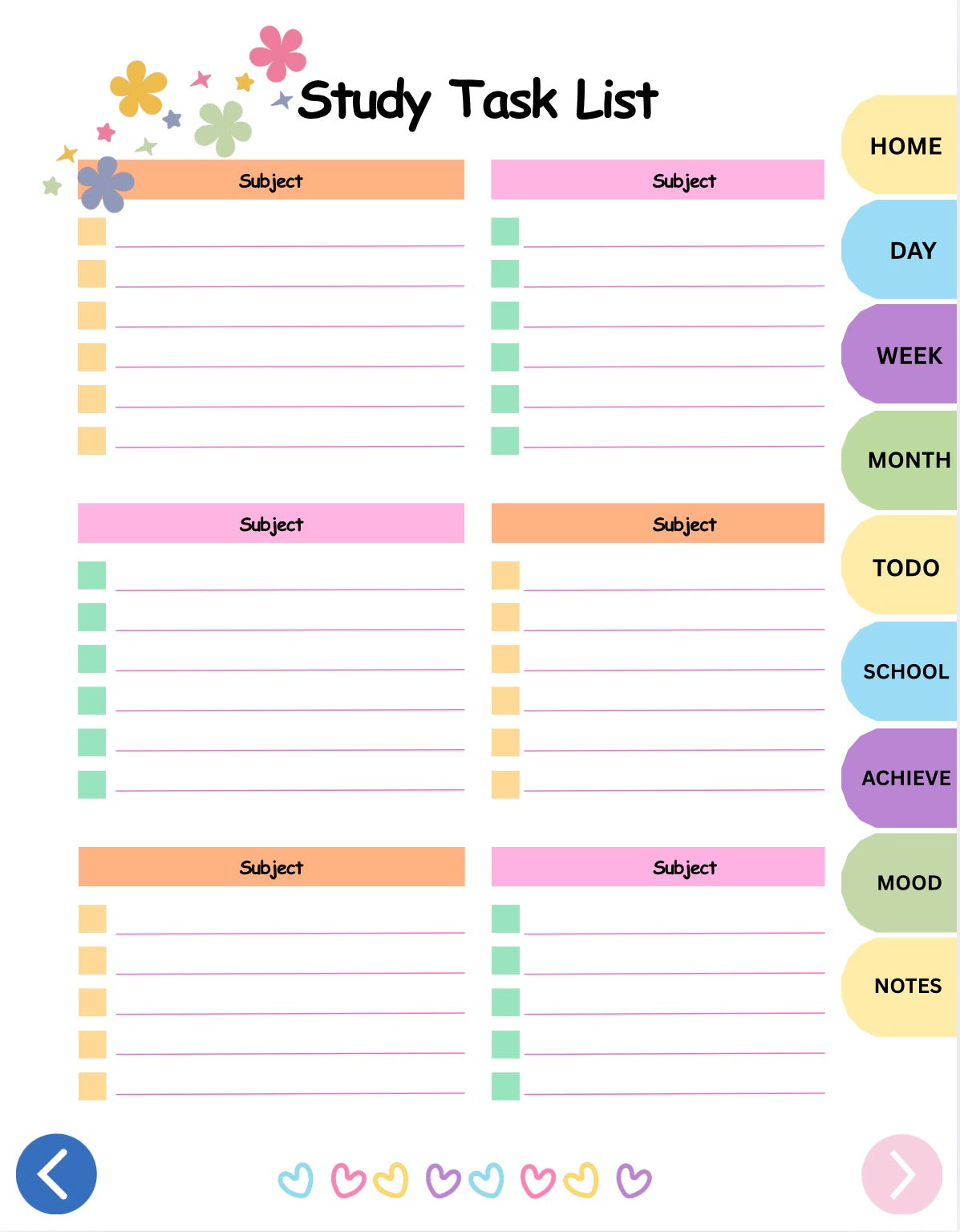 ADHD Interactive Digital Planner