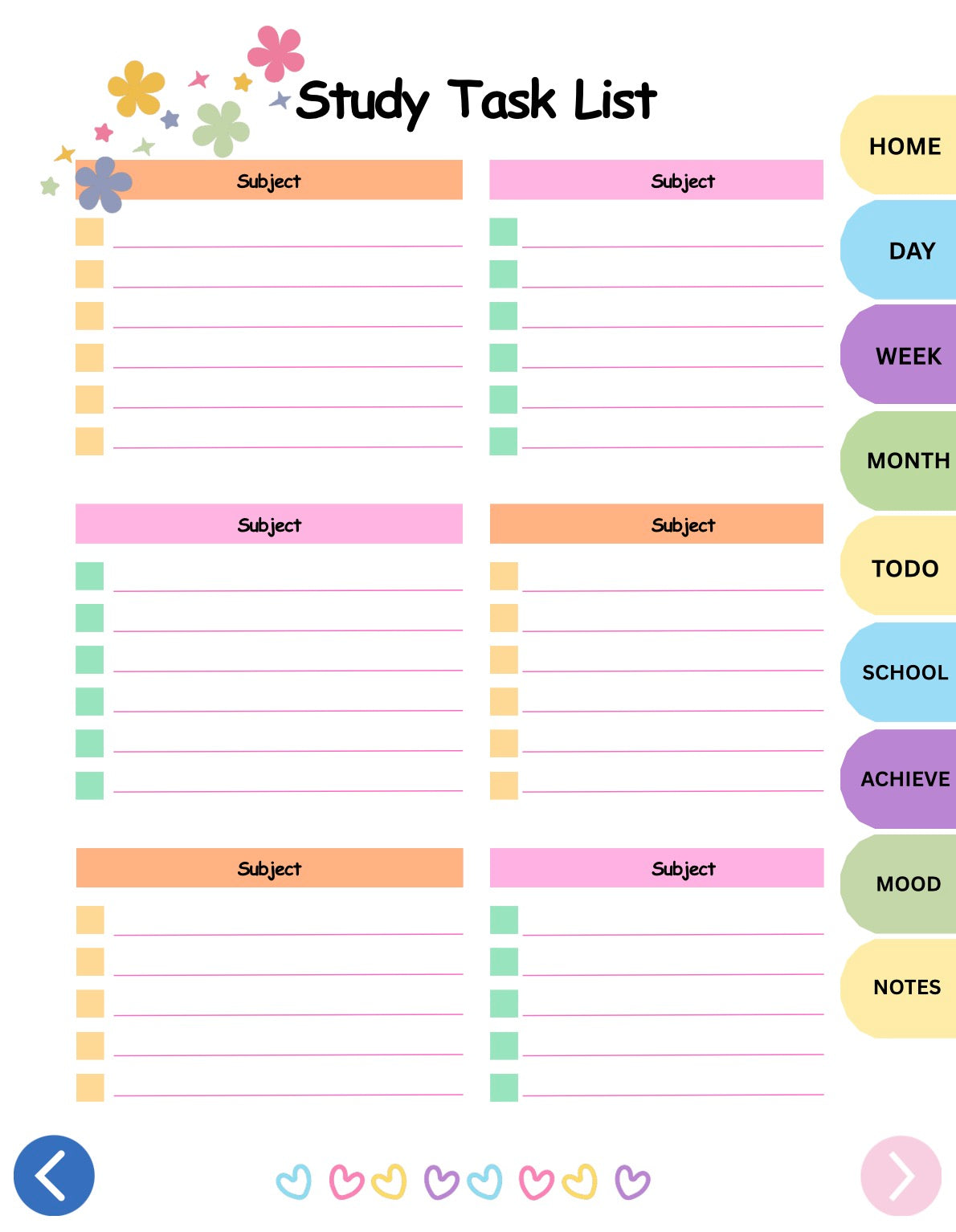ADHD Interactive Digital Planner