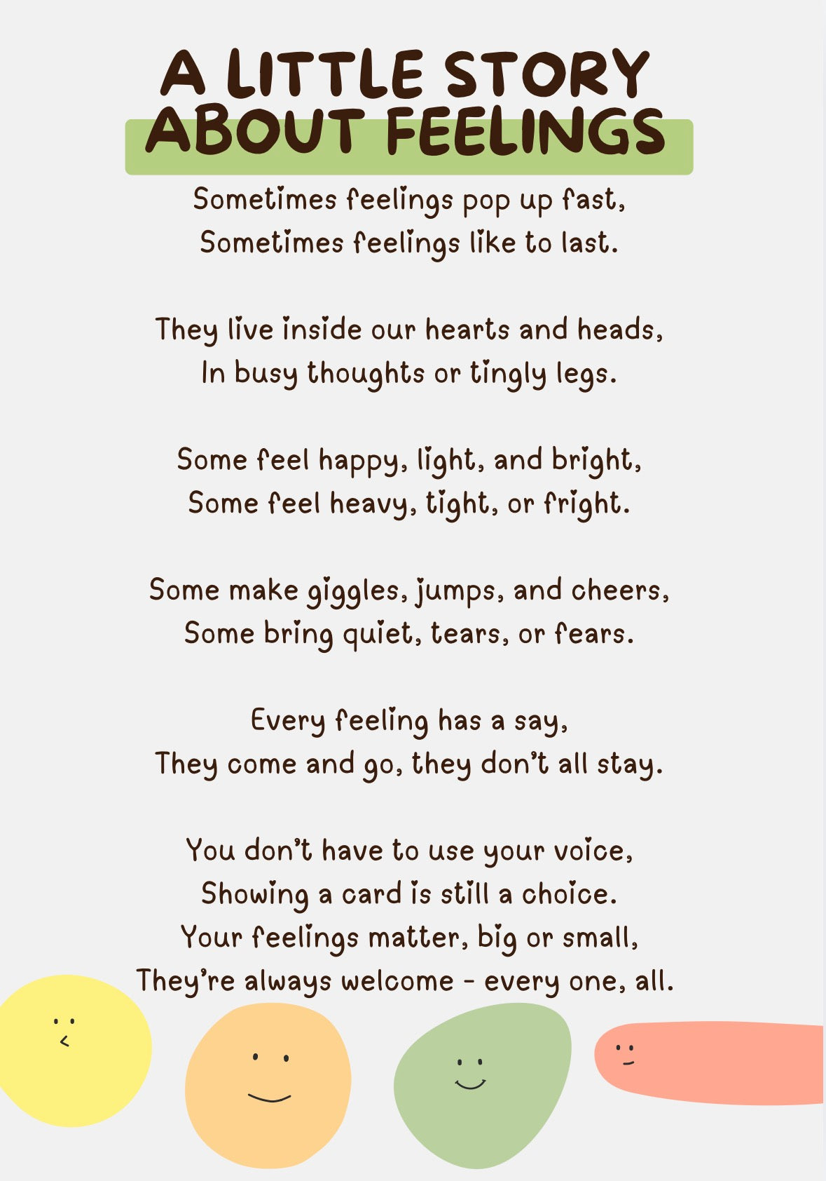 Children’s Emotions & Feelings Card Deck | Printable Emotional Regulation Cards