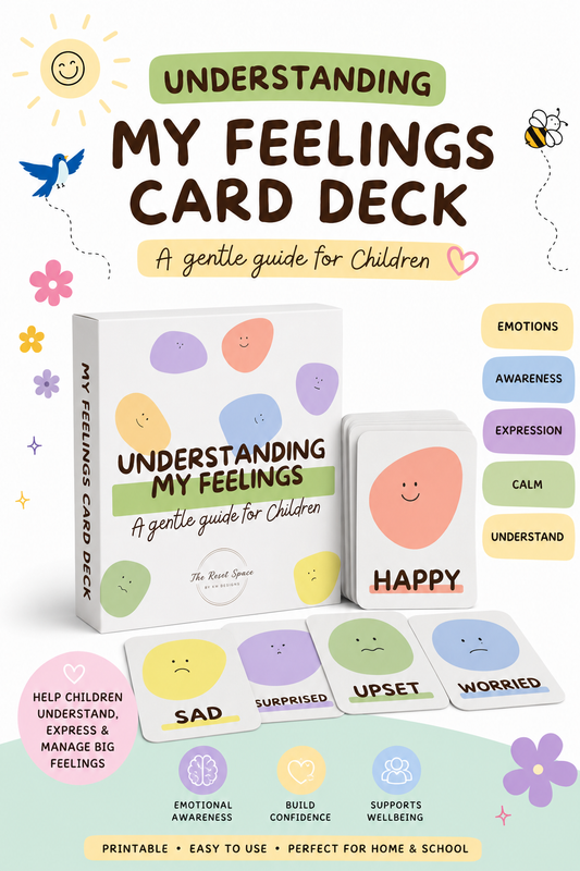 Children’s Emotions & Feelings Card Deck | Printable Emotional Regulation Cards