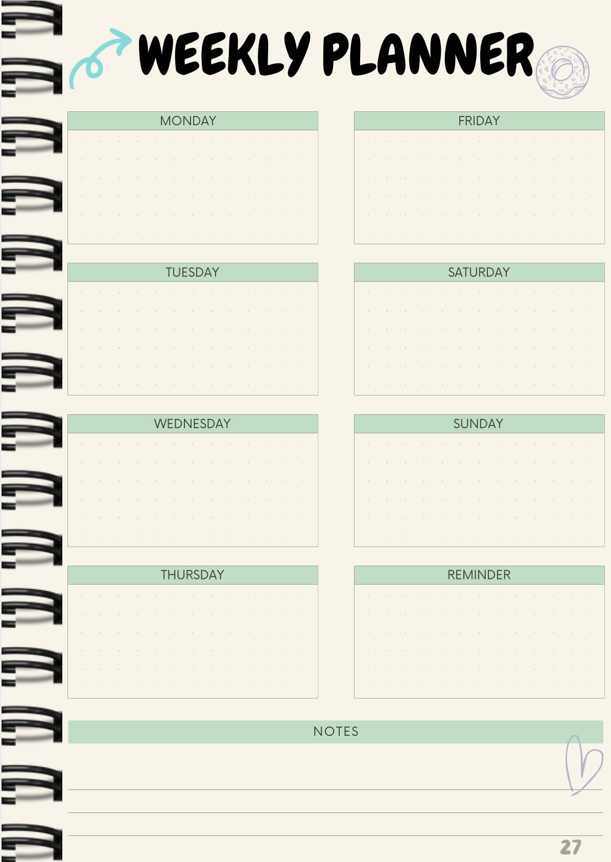 For Noisy Minds Planner | Neurodivergent Digital Download Print At Home Planner | ADHD Friendly | Gentle Reset & Emotional Regulation Tool