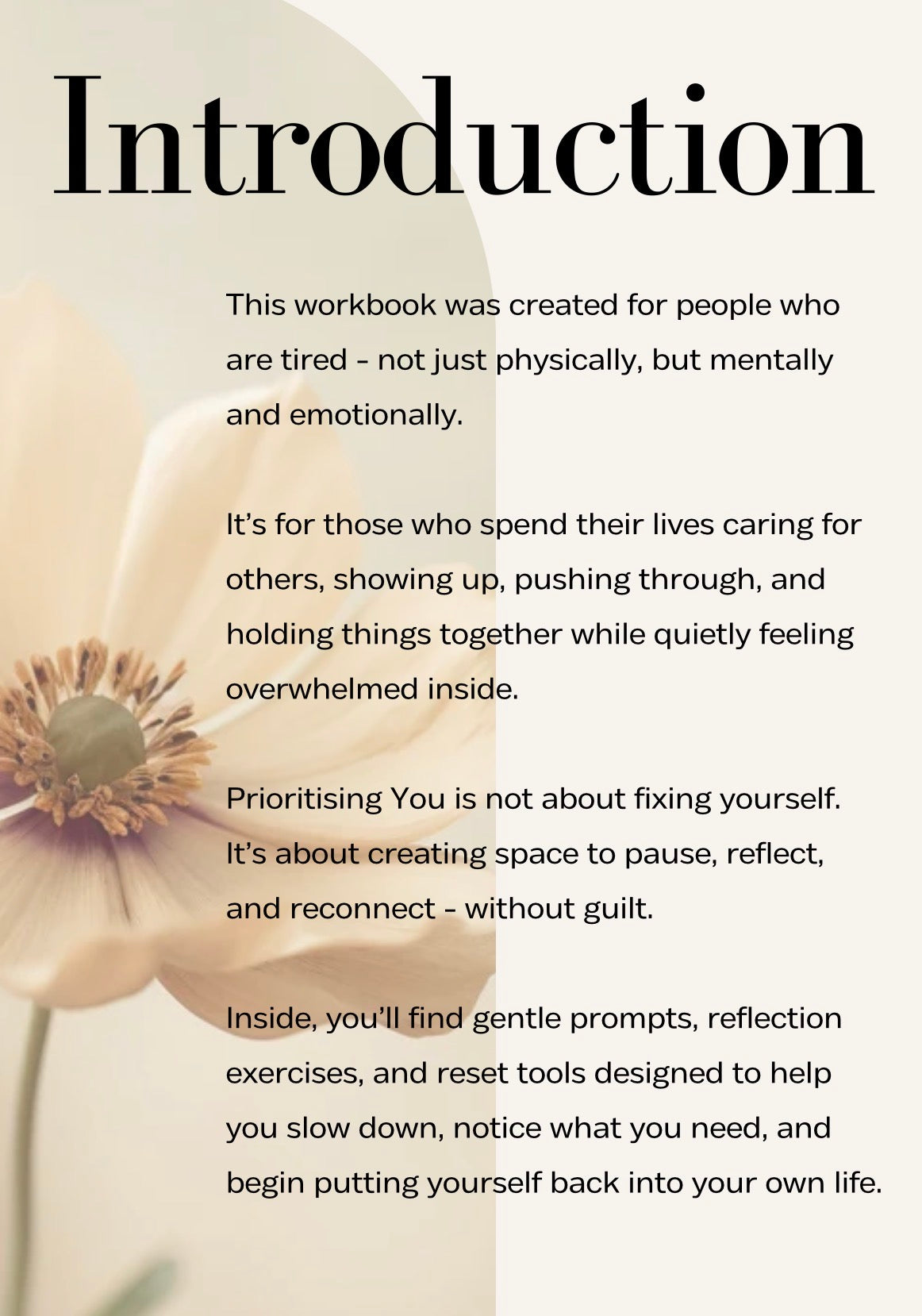 A Reset, Self-help & Reflection Workbook for When Life Feels Too Much